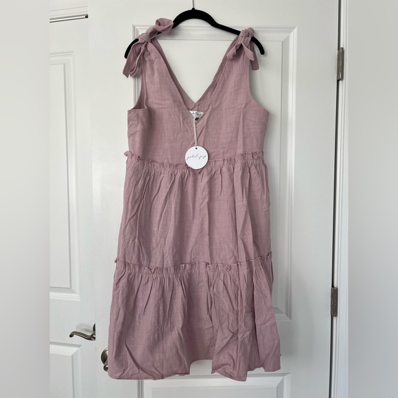 NWT Petal & Pup Erenda Lilac Sleeveless Tiered Dress - Picture 10 of 14